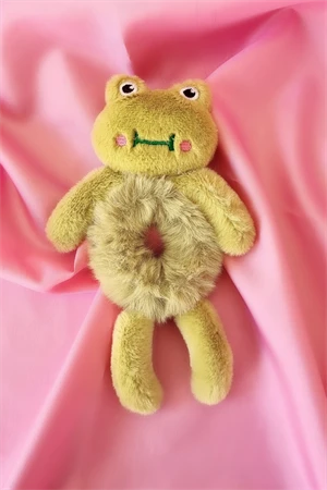 Kurbağa Peluş Simit Toka ürün görseli 1