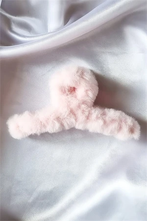 Kadın Peluş Model Büyük Boy 12 Cm Mandal Toka ürün görseli 1