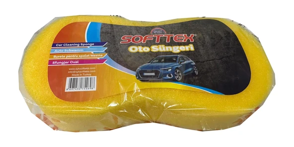 Softtex Fırçasız Araba Oto Yıkama Temizleme Süngeri Çizik Yapmayan - 1 Adet ürün görseli 1