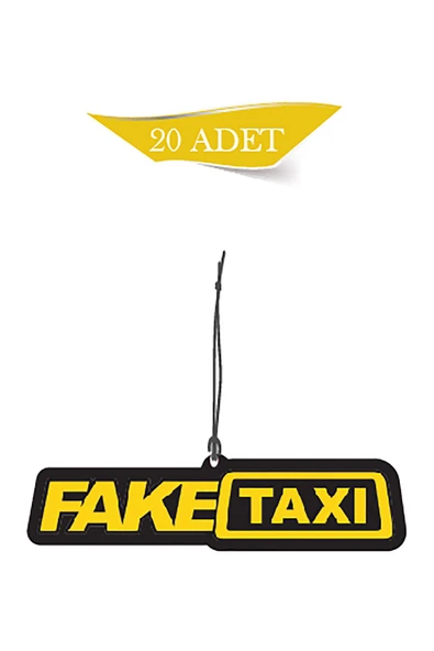 ByMeyla Fake Taxi Tasarımlı 20'li Dekoratif Oto Kokusu Ve Oto Aksesuarı ürün görseli 1