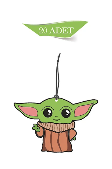 ByMeyla Starwars Yoda Tasarımlı 20'li Oto Kokusu ve Oto Aksesuarı ürün görseli 1