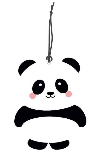 ByMeyla Sevimli Panda Tasarımlı Dekoratif Oto Kokusu ve Oto Aksesuarı ürün görseli 1