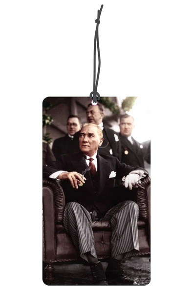 ByMeyla Kemal Atatürk Koltukta Tasarımlı Dekoratif Oto Kokusu ve Oto Aksesuarı ürün görseli 1