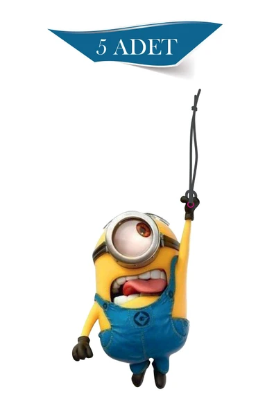 ByMeyla Minion 5'li Dekoratif Oto Kokusu ve Oto Aksesuarı ürün görseli 1