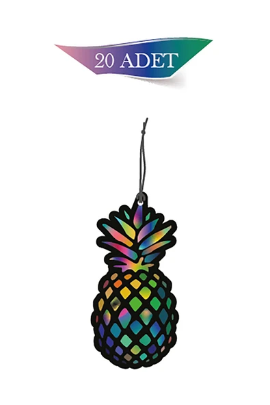 ByMeyla Ananas Meyvesi Tasarımlı 20'li Oto Kokusu Ve Oto Aksesuarı ürün görseli 1
