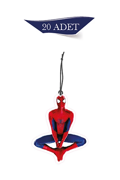 ByMeyla Avengers Spiderman Tasarımlı 20'li Oto Kokusu ve Oto Aksesuarı ürün görseli 1
