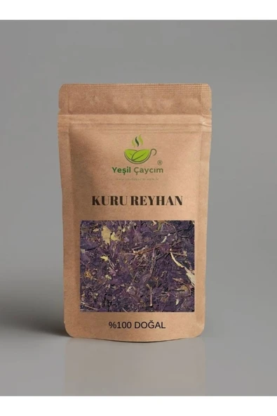 Yeşil Çaycım Birinci Sınıf Kuru Reyhan Çayı, Yağ Yakma stresi azaltır, %100 Doğal, El Yapımı, 25Gr. ürün görseli 1