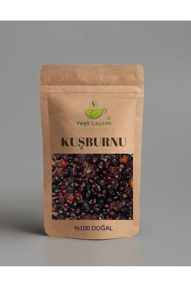 Yeşil Çaycım Birinci Sınıf Kuşburnu Çayı, Cilt Sağlığına Katkı %100 Doğal, El Yapımı, 100 Gr. ürün görseli 1