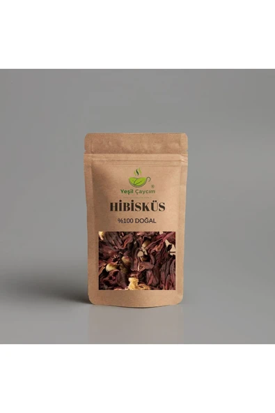 Yeşil Çaycım Birinci Sınıf Hibisküs, Yağ Yakma Ve Zengin C Vitamini Deposu %100 Doğal, El Yapımı, 200 Gr. ürün görseli 1
