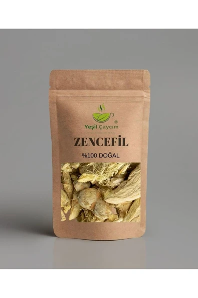 Yeşil Çaycım Birinci Sınıf Zencefil Kökü (İri Kıyım), Zengin Vitamin ve Mineraller, %100 Doğal, El Yapımı,100 Gr ürün görseli 1