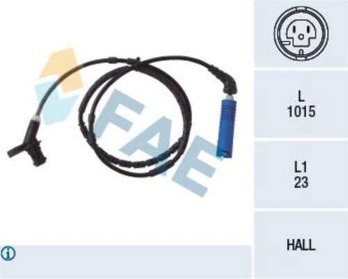FAE 78039 SENSÖR ABS E-46 ARKA 09/01 ürün görseli 1