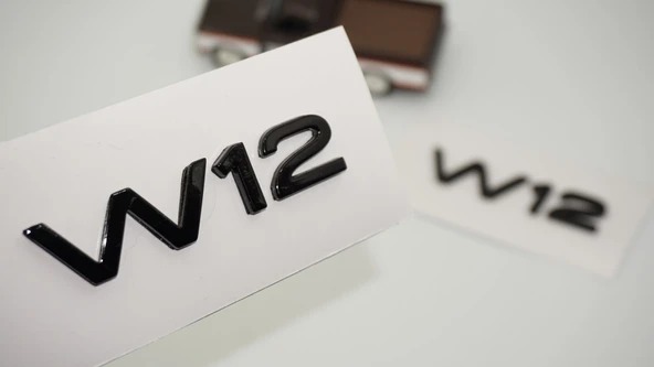 DK Tuning A8 D3 03-17 W12 Siyah Çamurluk Logo Arma Audi ile Uyumlu ürün görseli 1