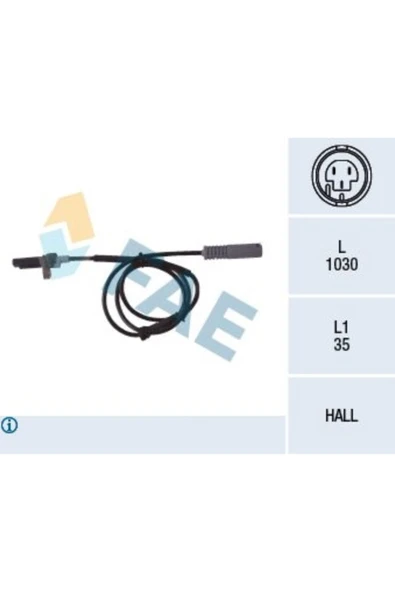Sensör Abs E-38 Arka 98-kadar ürün görseli 1