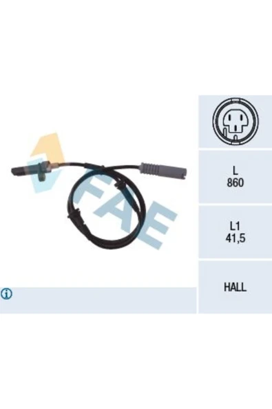Sensör Abs E-39 Arka -98 Uyumlu ürün görseli 1