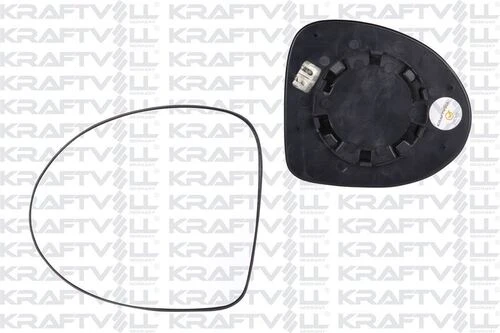 Kraftvoll 09080124  Dış Dikiz Aynası Camı Sol Isıtmalı Clio Symbol 08-12 7701070382 ürün görseli 1