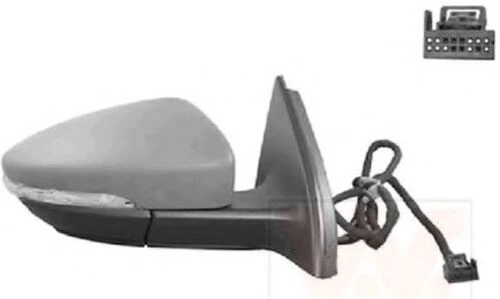 SPJ E -3640 Dış Dikiz Aynası Passat lktrikli Ayna 10/15 Astarlı Sinyalli Sağ ürün görseli 1