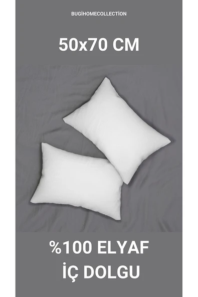 %100 Elyaf Kırlent İç Yastık 1. Kalite - Resim 2