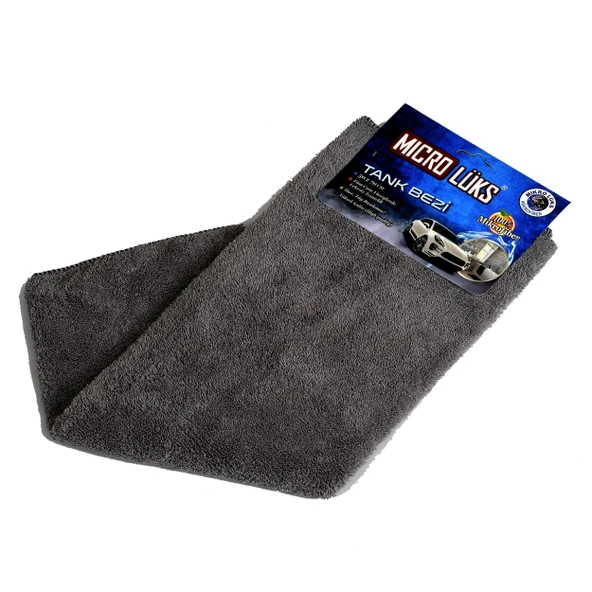 Mikro Lüx Mikrofiber Tank Bezi 50x70 Cm Süper Emici Kalın Havlu Oto Kurulama ve Temizlik Bezi 1 Ad. ürün görseli 1