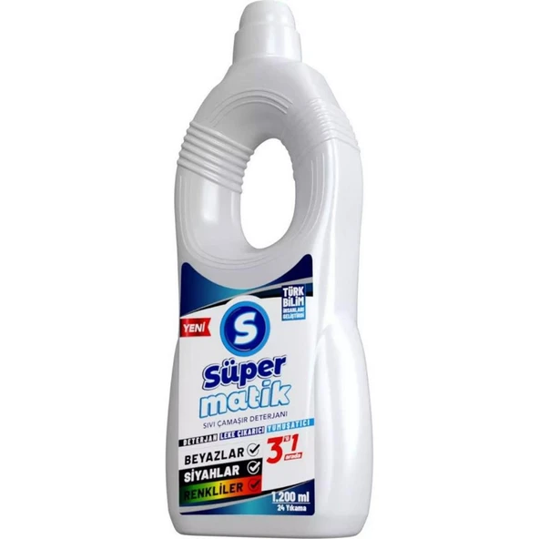 Süpermatik Sıvı Çamaşır Deterjanı 1500 Ml ürün görseli 1