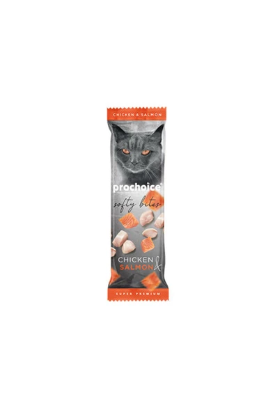 ProChoice Softy Bites Chicken & Salmon Kediler için Yumuşak Atıştırmalık 10 gr ürün görseli 1