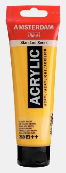 AMSTERDAM STANDART AKRİLİK 120 ML. AZO YLW. MD. ürün görseli 1