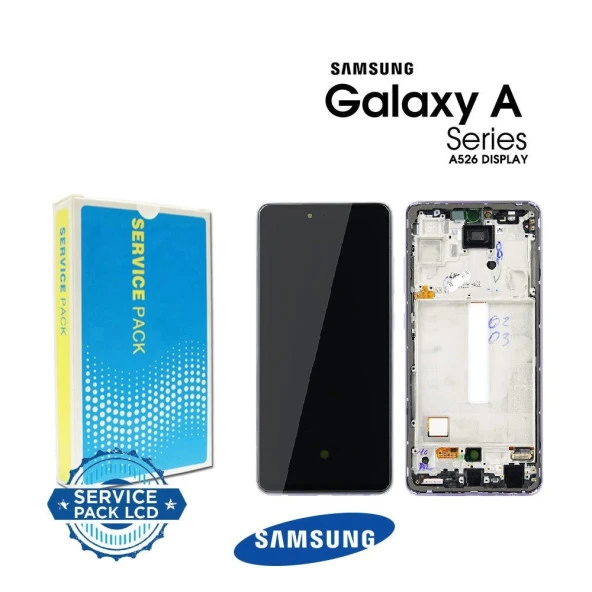 Samsung A526 A52 Lcd Ekran + Dokunmatik Kasalı 100 Kvk Orjinal ürün görseli 1