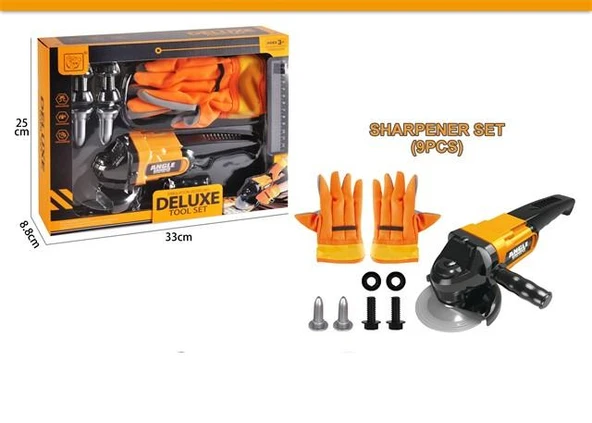 Ceren Ctoys Oyuncak Spiral Taşlama Makinası Ve İş eldiveni 3288-A6 ürün görseli 1