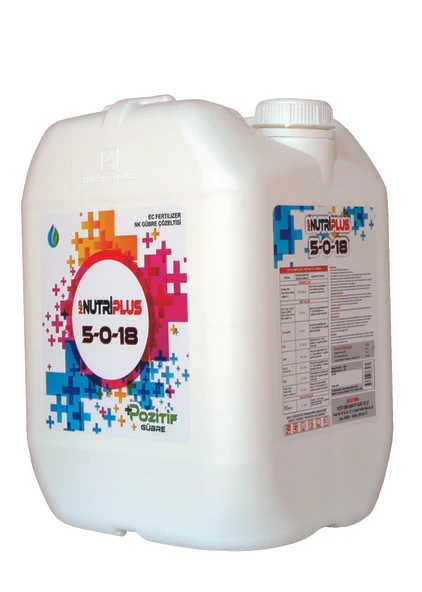 Npnutrıplus 5 0 18 N-k Azotlu Potasyumlu Sıvı Gübre 20 Litre Iç Dolgunluğu Sağlar ürün görseli 1