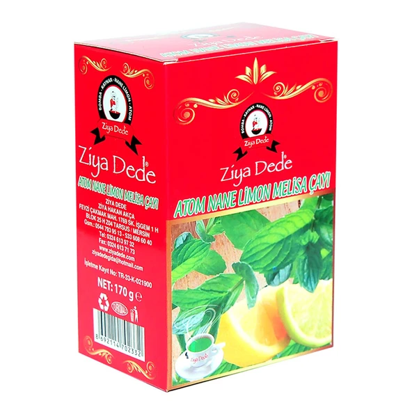 Atom Nane Limon Melisa Küp Şeker Çayı 140 Gr - Resim 5