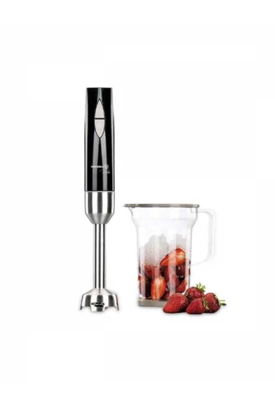 Korkmaz KOR A444 Vertex Duo Inox/Siyah Blender Set ürün görseli 1