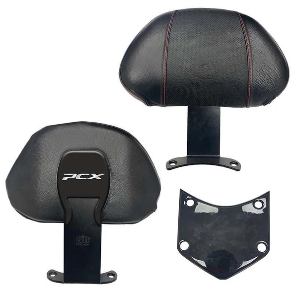 HONDA PCX 2021 - 2025 UYUMLU KIRMIZI DESEN SİSSY BAR ürün görseli 1