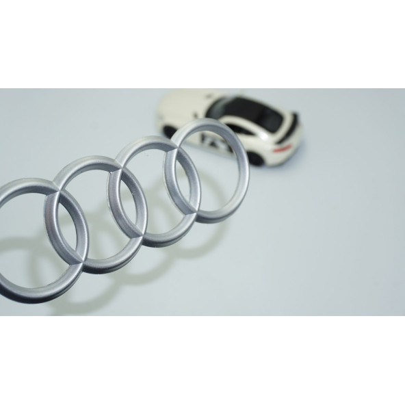 DK Tuning Motor Kapağı Gri Amblem Logosu Audi İle Uyumlu ürün görseli 1