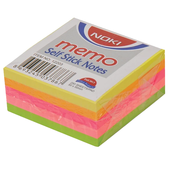 Noki Yapışkanlı Not Kağıdı 50x50 Pastel Küp Bl No:12203 ürün görseli 1