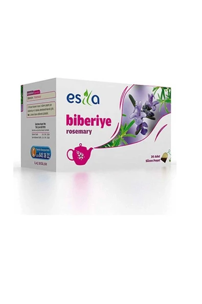 ESİLA Biberiye Çayı 20 Süzen Poşet ürün görseli 1