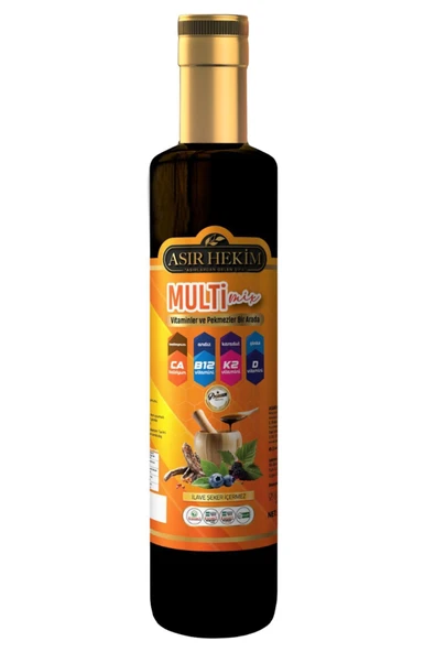 Asır Hekim Natural MULTİ-MİX Vitamini Pekmez 350 GR ürün görseli 1