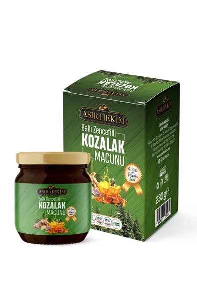 Asır Hekim Ballı Zencefilli Kozalak Macunu Natural 230 gr ürün görseli 1