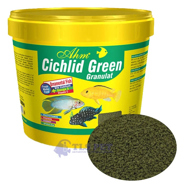 Ahm Cichlid Green Granulat - Ciklet Granül Balık Yemi 250 gr (Açık) ürün görseli 1