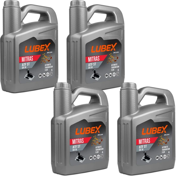 Lubex Mitras ATF ST DEXRON III 4 Lt Otomatik Şanzıman Yağı (4 Adet) ürün görseli 1