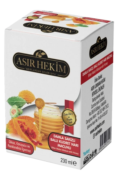 Asır Hekim Damla Sakızlı Ballı Kudret Narı Macunu 230 gr ürün görseli 1