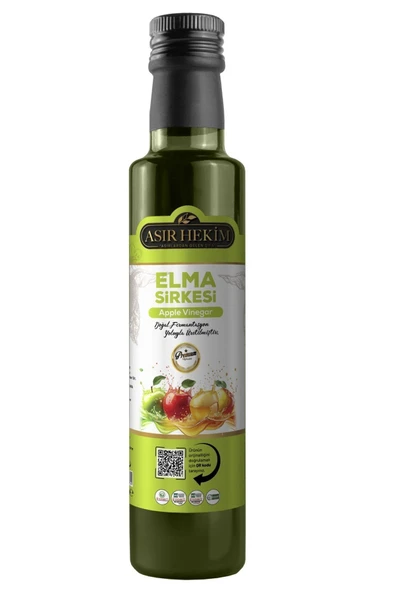 Asır Hekim Elma Sirkesi Doğal Fermentasyon Natural 500 ml ürün görseli 1