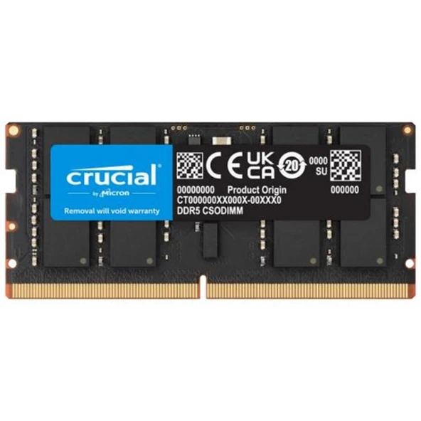 Crucial NTB 16GB 6400MHz DDR5 CT16G64C52CS5 ürün görseli 1