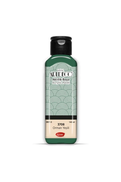 Artdeco Akrilik Boya 140ml Orman Yeşili 3708 ürün görseli 1