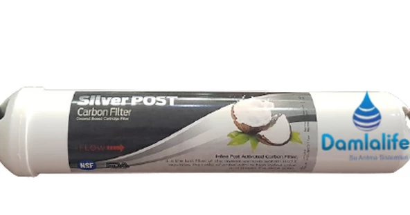 Damlalife Gümüş İyonlu Coconatlı post Anti-Bakteriyel Filtre ürün görseli 1