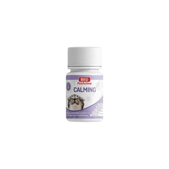 Bio Pet Active Calming Kediler İçin Sakinleştirici 60 Tablet ürün görseli 1