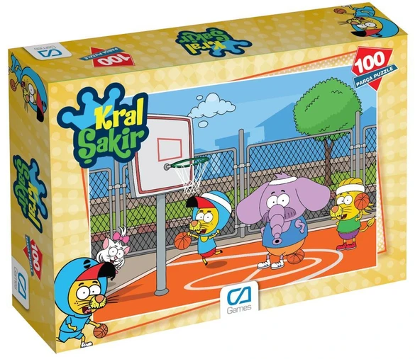 Ca Games Kral Şakir 100 Parça Çocuk Puzzle CA.5068 ürün görseli 1
