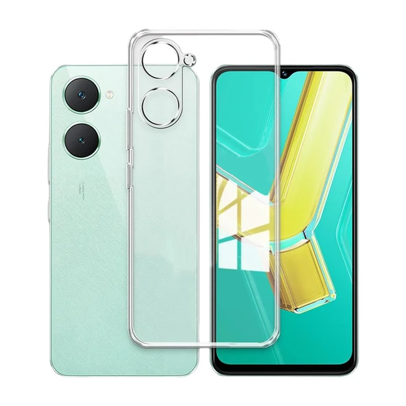 Vivo Y18 Kılıf Kamera Korumalı Silikon Şeffaf Kapak ürün görseli 1