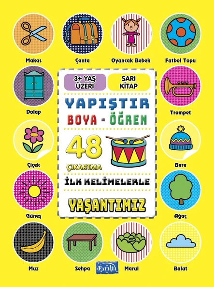İlk Kelimelerle Yaşantımız - Yapıştır-Boya-Öğren ürün görseli 1