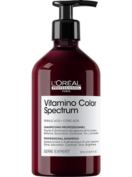 LOREAL Serie Expert Vitamino Color Spectrum Boyalı Saçlar İçin Solma Karşıtı Şampuan 500 ml ürün görseli 1