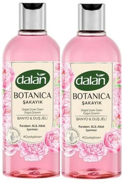 Dalan Duş Jeli Botanica Şakayık Kokulu 500 Ml X 2 Adet ürün görseli 1