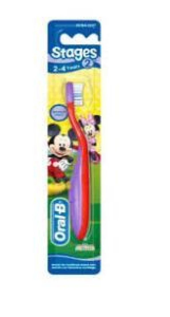 ORAL-B PRO-EXPERT STAGES ÇOCUK DİŞ FIRÇASI 2-4 YAŞ DİSNEY MİCKEY MAUSE ürün görseli 1